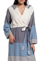 Turkish Cotton Hooded Bathrobe – A Cozy & Colorful Gift for Grandma