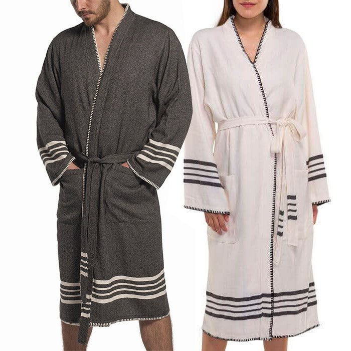 Organic Turkish Cotton Kimono Bathrobe – The Perfect Gift for Grandma