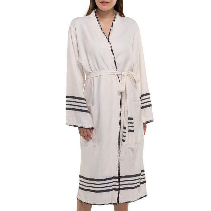 Organic Turkish Cotton Kimono Bathrobe – The Perfect Gift for Grandma