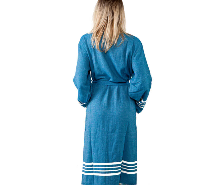 Organic Turkish Cotton Kimono Bathrobe – The Perfect Gift for Grandma
