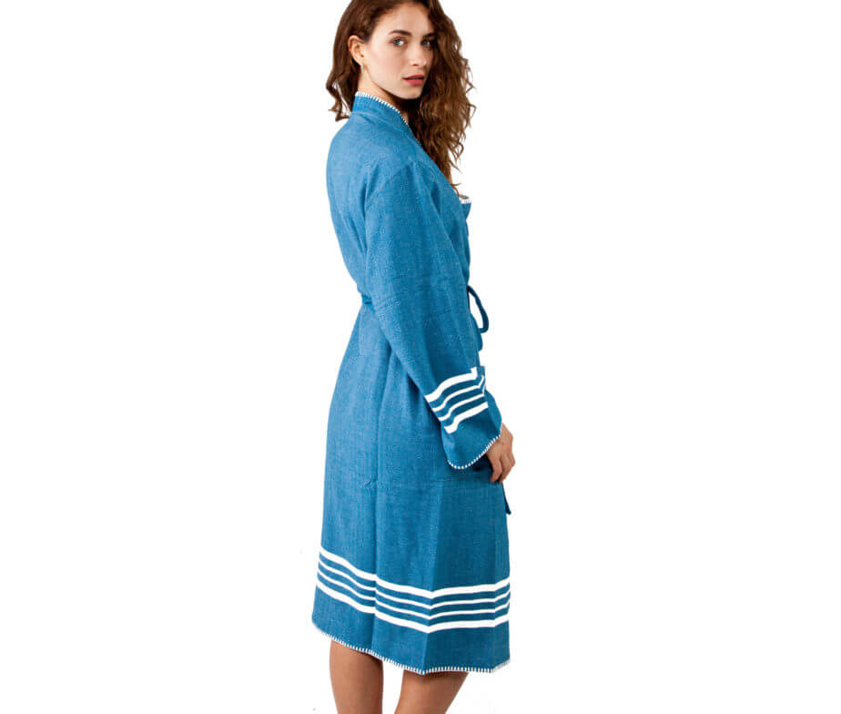 Organic Turkish Cotton Kimono Bathrobe – The Perfect Gift for Grandma