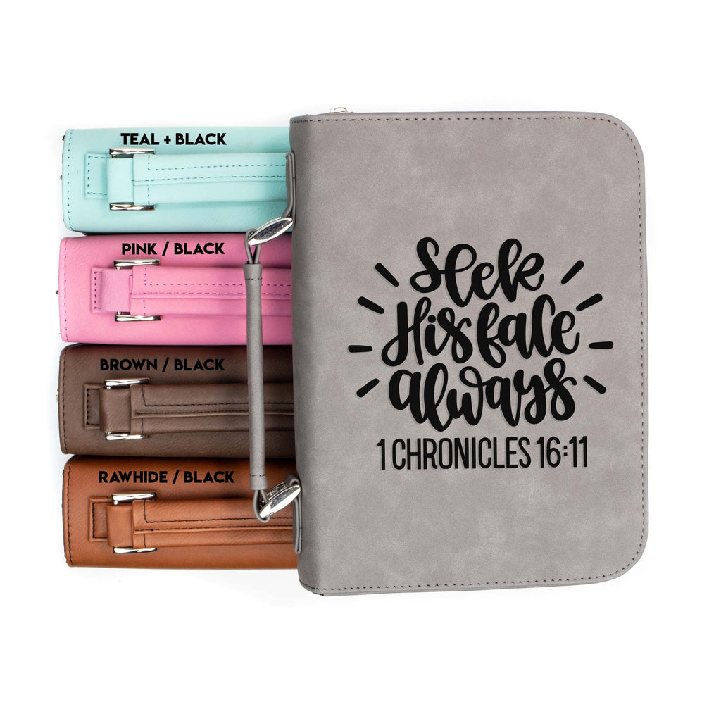 Seek His Face Always - 1 Chronicles 16-11 - Bible Book Cover