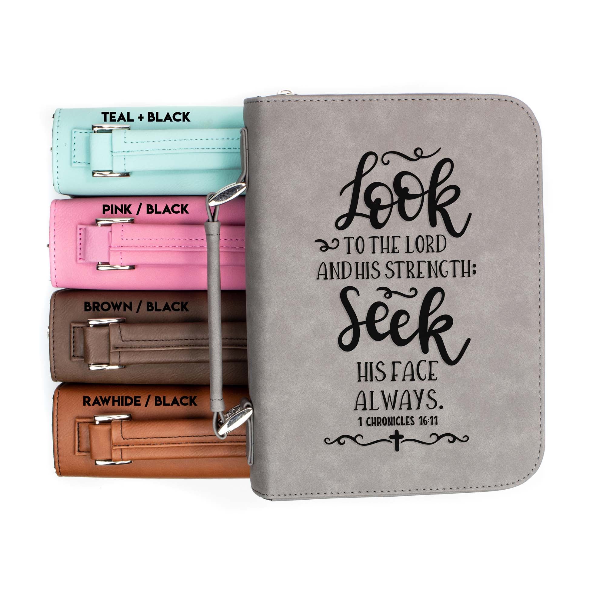 Look to the Lord and His Strength - 1 Chronicles 16-11 - Bible Book Cover