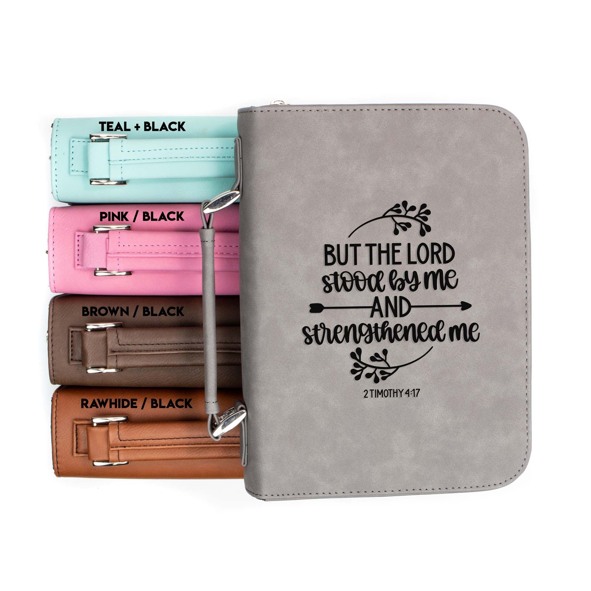 Stood by Me and Strengthened Me - 2 Timothy 4-17 - Bible Book Cover