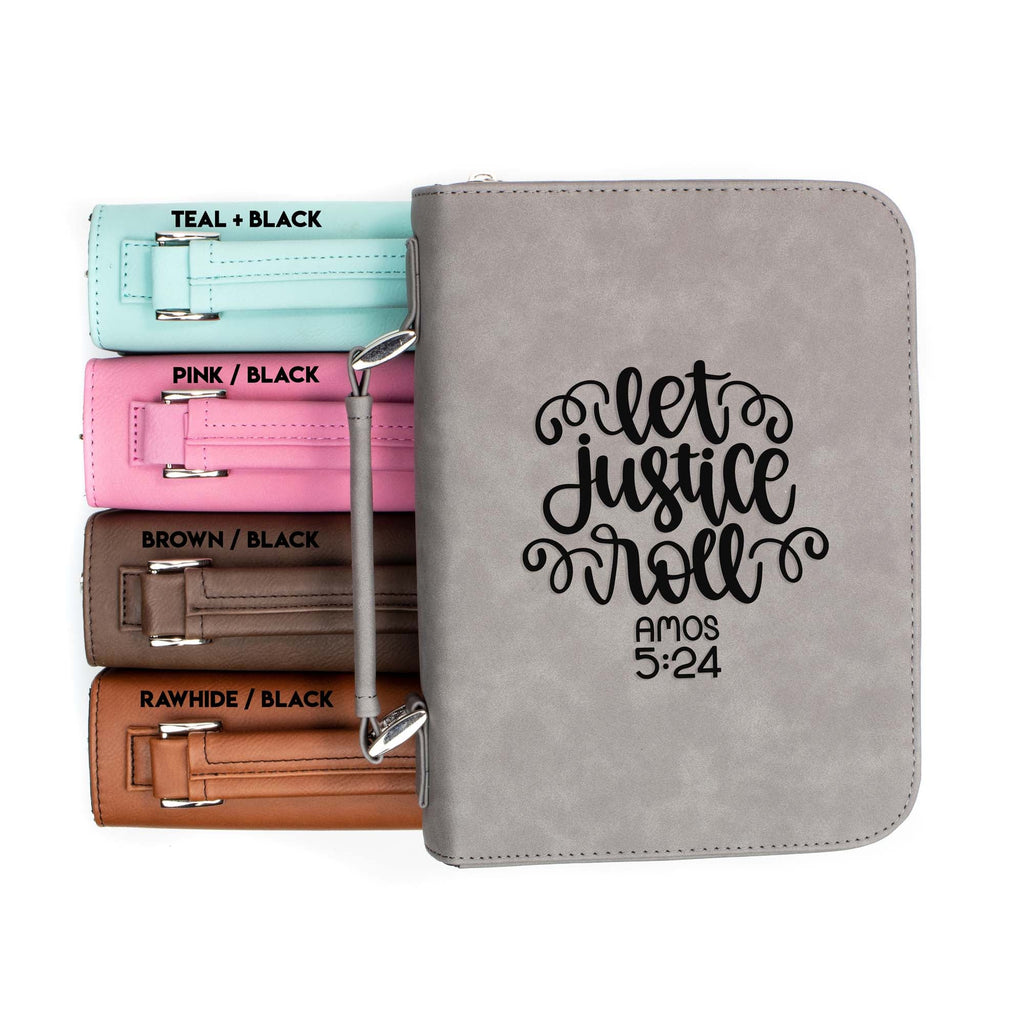 Let Justice Roll - Amos 5-24 - Bible Book Cover