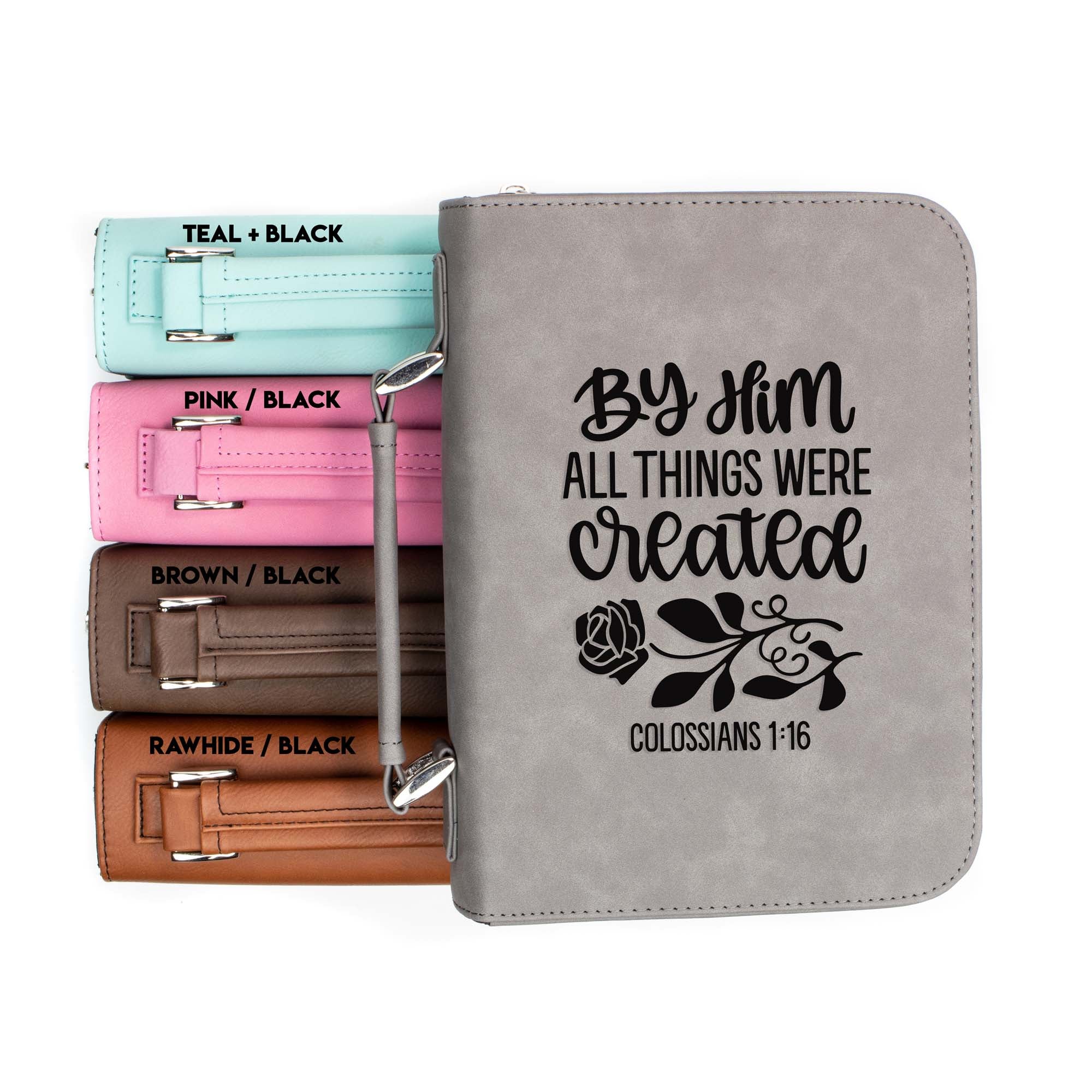 By Him All Things Were Created - Colossians 1-16 - Bible Book Cover