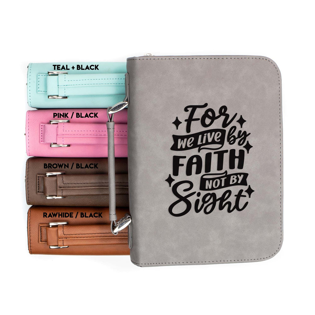 For We Live By Faith Not By Sight - Bible Book Cover
