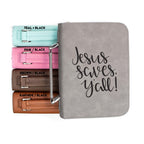 Jesus Saves Y'all - Bible Book Cover