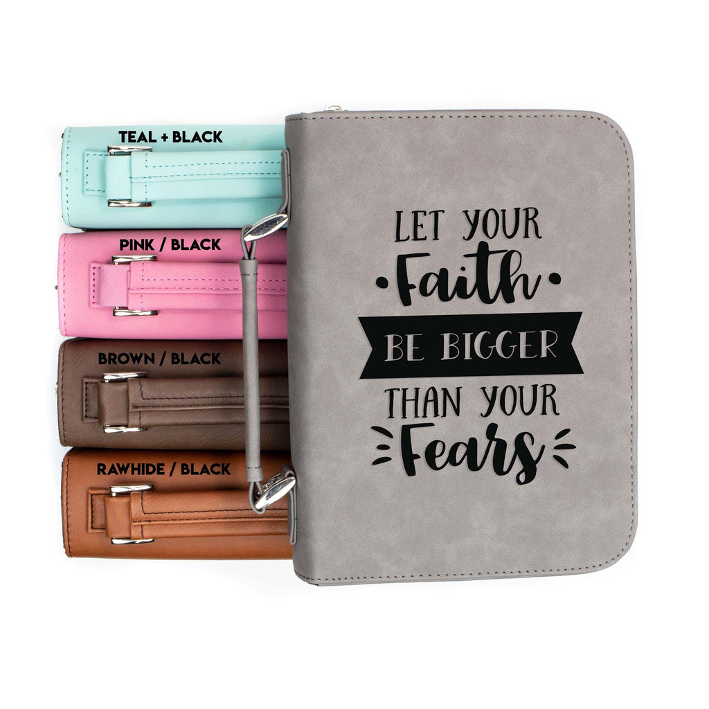 Let Your Faith Be Bigger Than Your Fears - Bible Book Cover