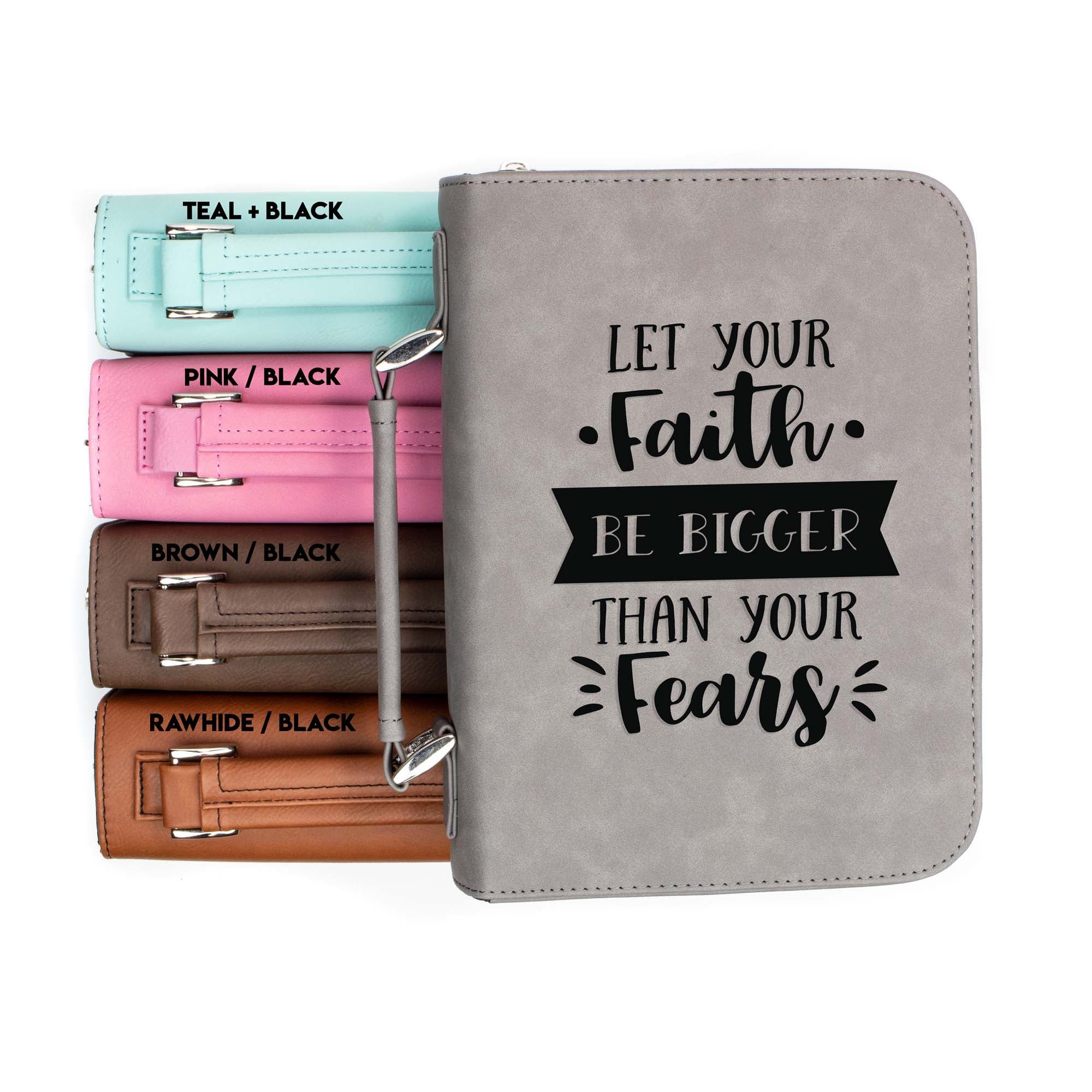 Let Your Faith Be Bigger Than Your Fears - Bible Book Cover