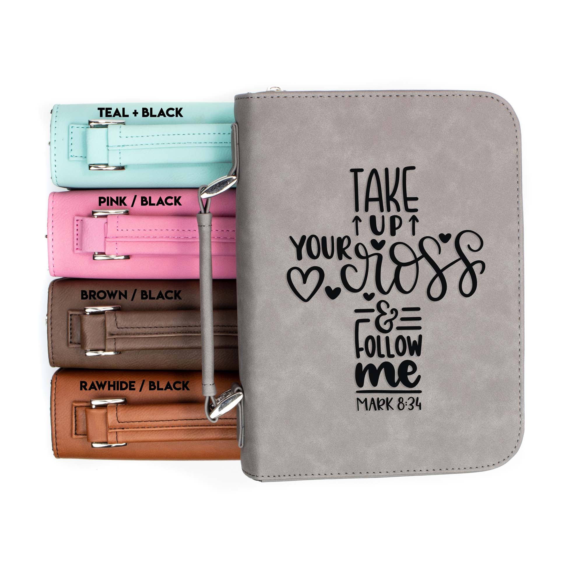 Take Up Your Cross - Mark 8-34 - Bible Book Cover