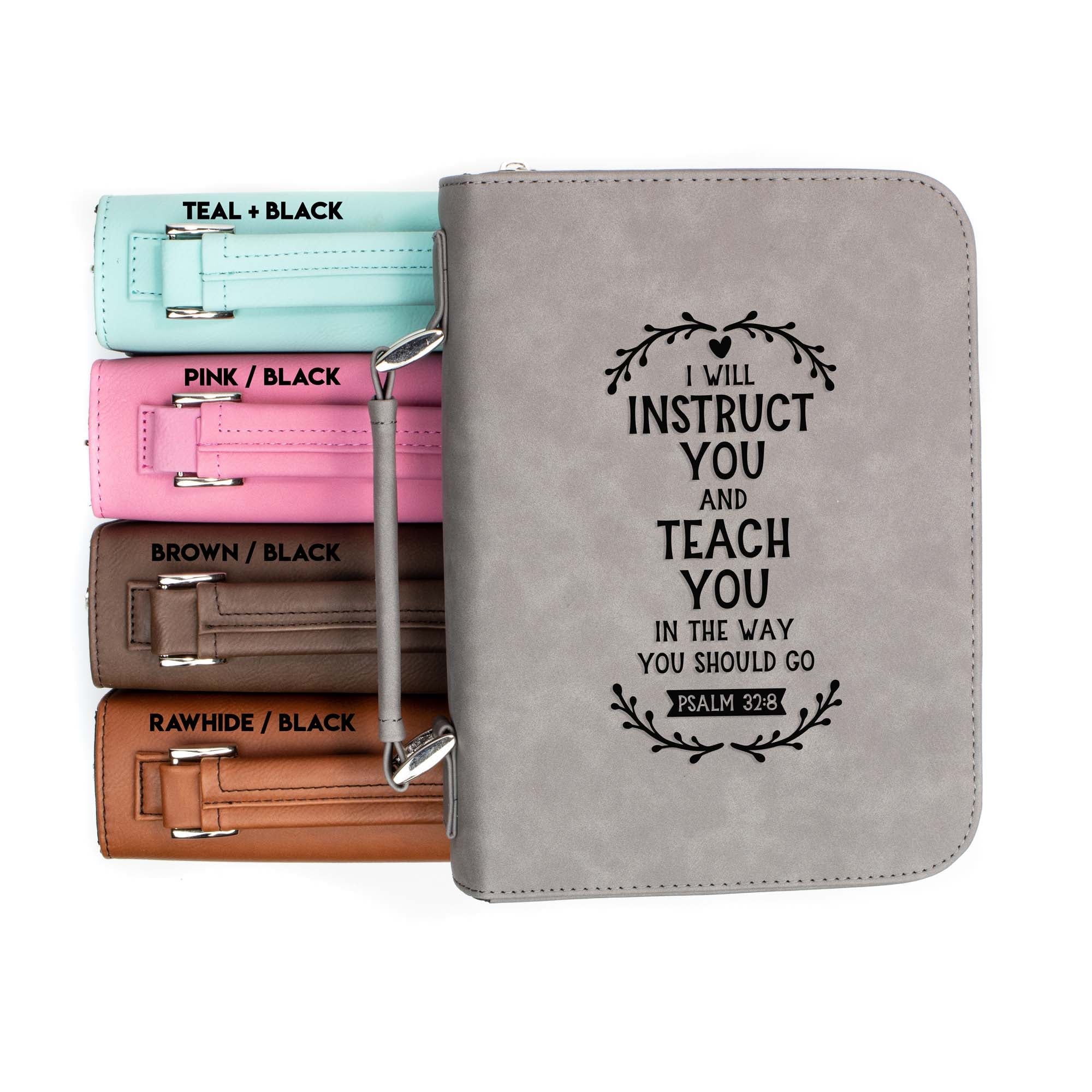 I Will Instruct You - Psalm 32-8 - Bible Book Cover