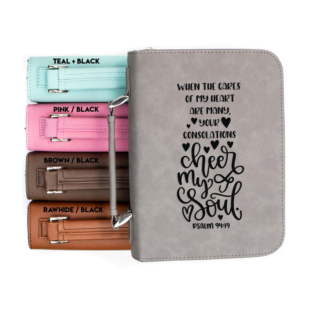 Cheer My Soul - Psalm 94-19 - Bible Book Cover