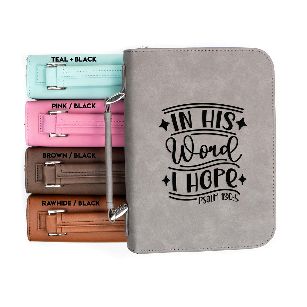 In His Word I Hope - Psalm 130-5 - Bible Book Cover
