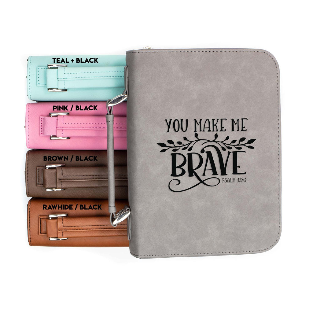 You Make Me Brave - Psalm 138-3 - Bible Book Cover