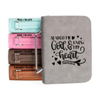 Search Me God and Know My Heart - Psalm 139-23 - Bible Book Cover