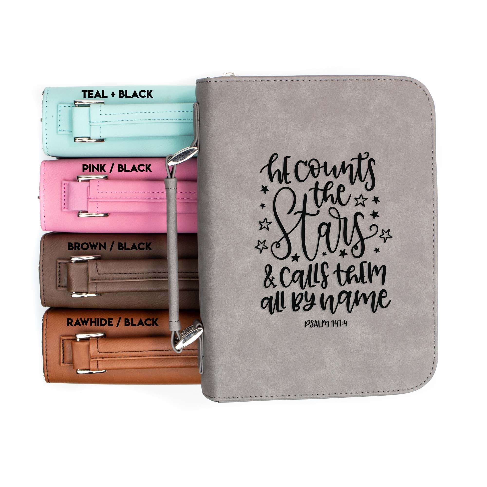 Calls Them All By Name - Psalm 147-4 - Bible Book Cover