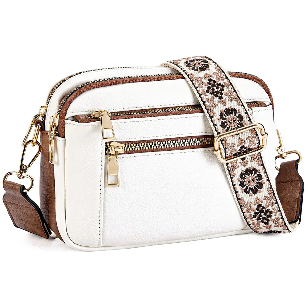 Juniper Crossbody Bag – White | Lightweight Gift for Her