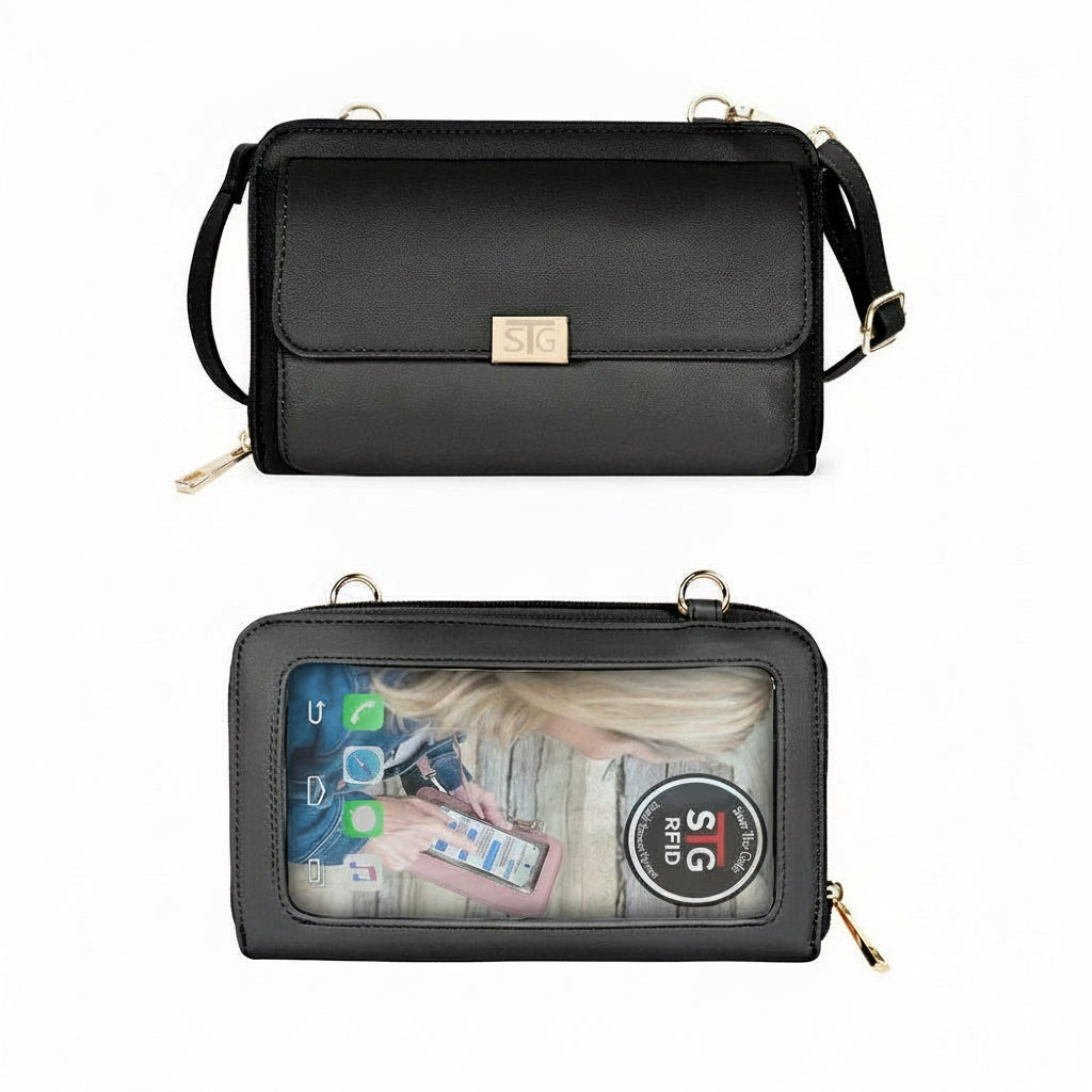Captiva RFID Touch Screen Crossbody Purse — Stay Connected in Style