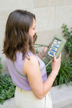 Captiva RFID Touch Screen Crossbody Purse — Stay Connected in Style