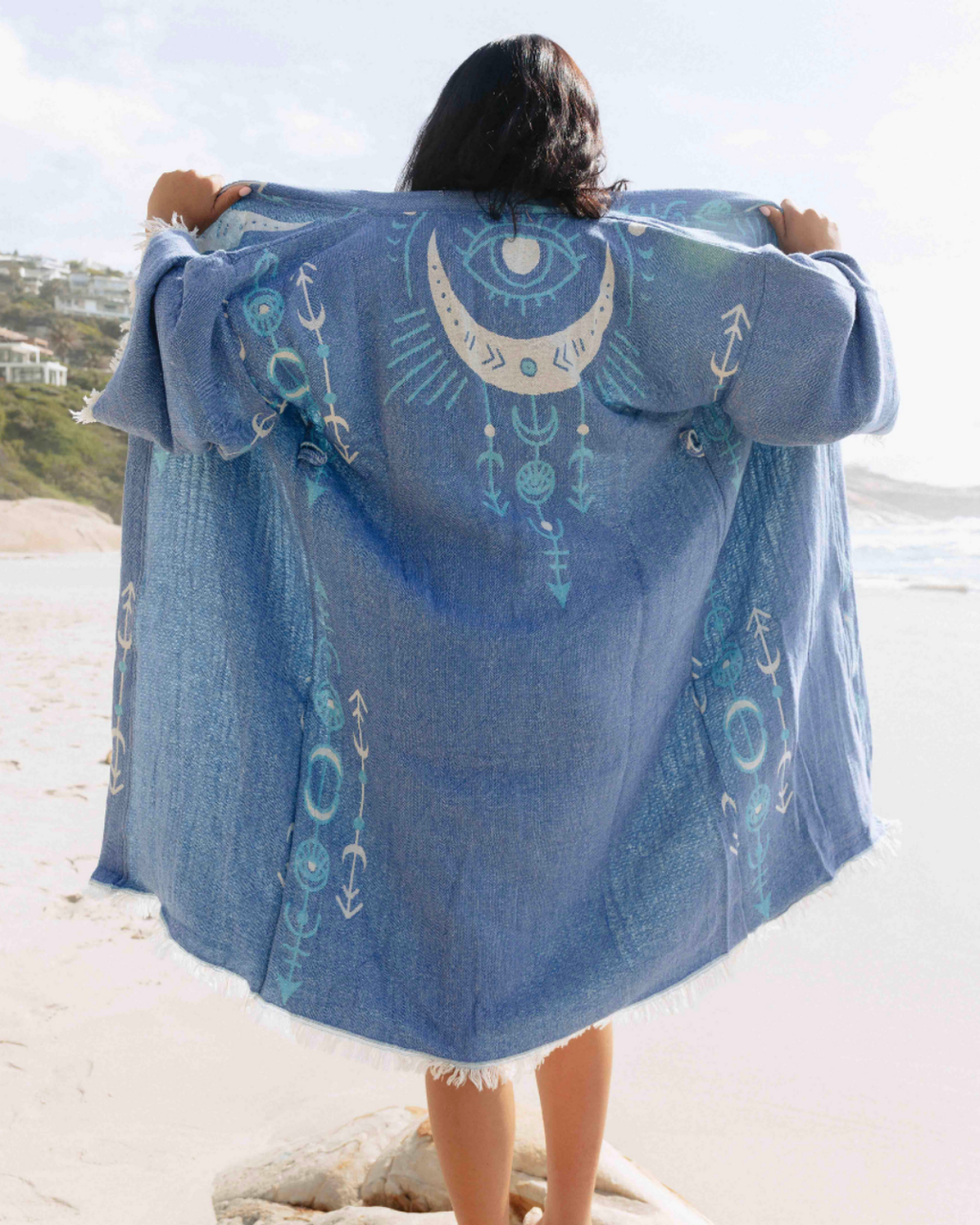 Eye & Moon Boho Kimono – A Mystical & Meaningful Gift for Grandma