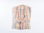 Rainbow Handwoven Linen Robe – A Colorful & Joyful Gift for Grandma