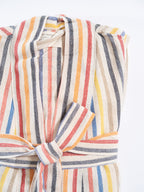 Rainbow Handwoven Linen Robe – A Colorful & Joyful Gift for Grandma