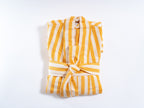 Girit Yellow Handwoven Linen Robe