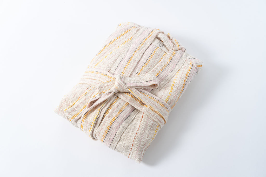 Kirlangic Handwoven Cotton Linen Robe