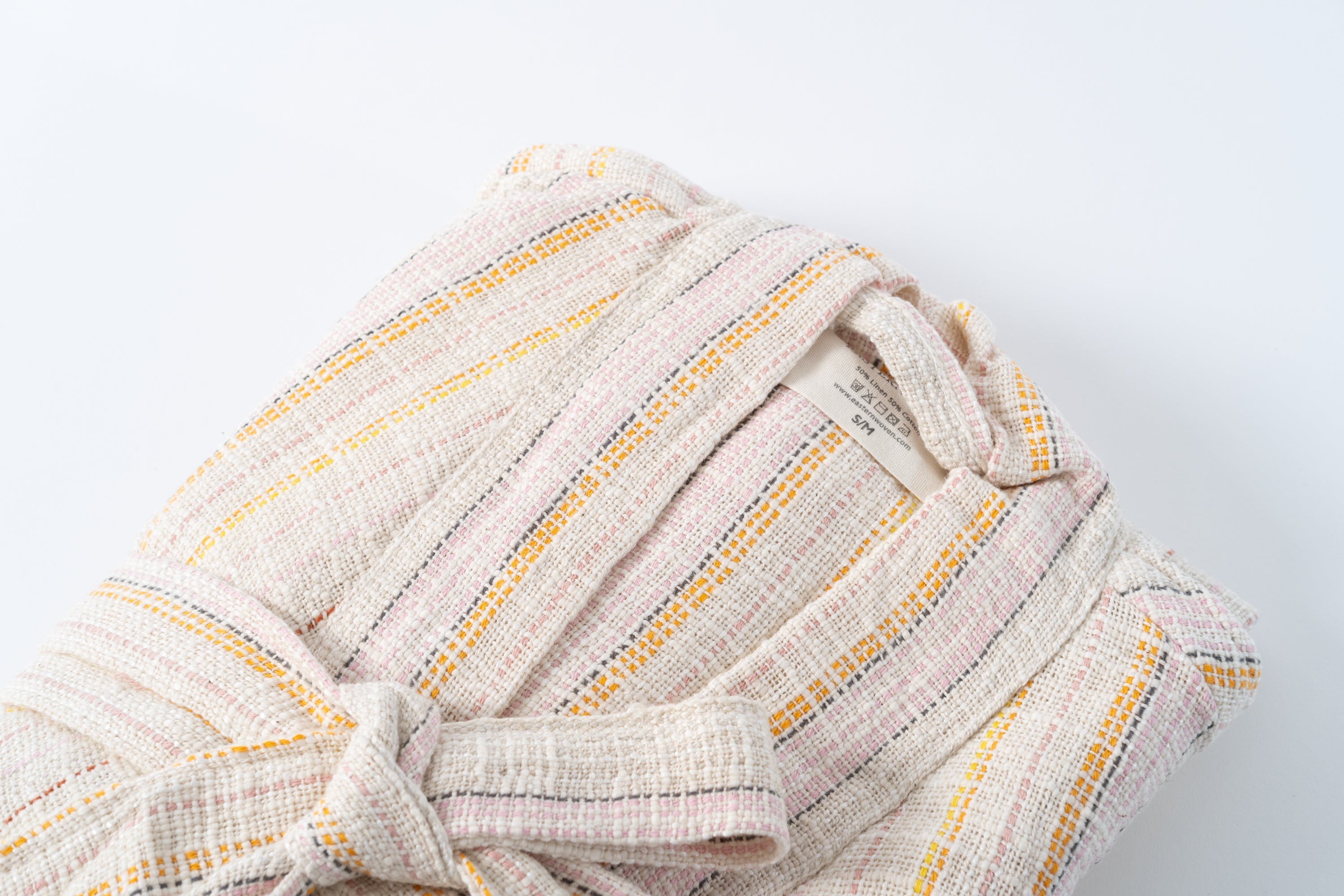 Kirlangic Handwoven Cotton Linen Robe