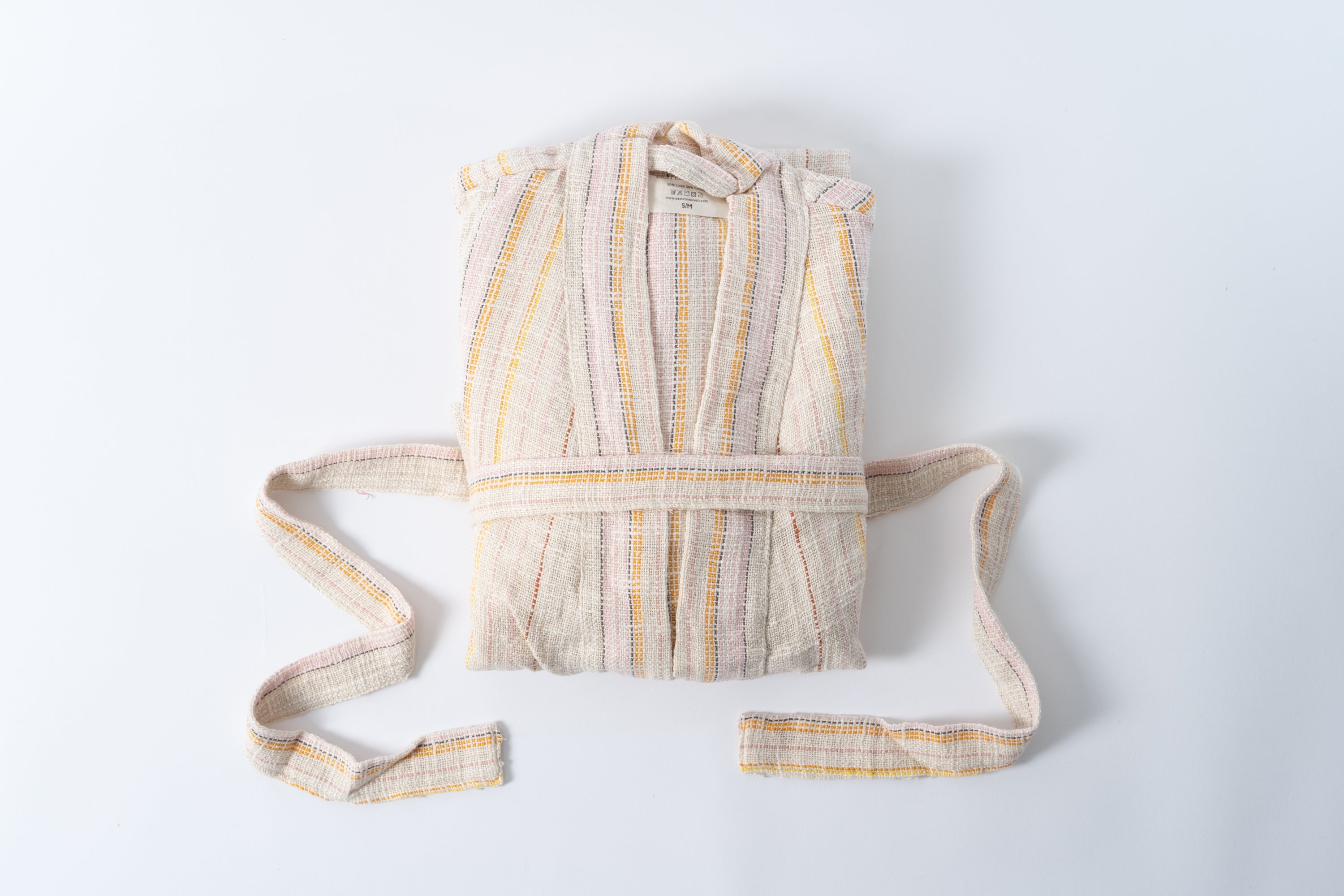 Kirlangic Handwoven Cotton Linen Robe