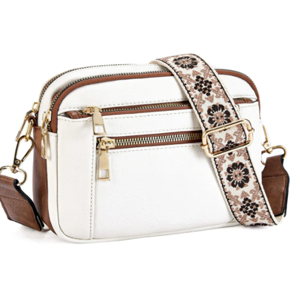 Juniper Crossbody Bag – White | Lightweight Gift for Her