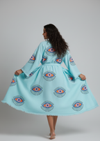 Evil Eye Hand Printed Kimono – A Bold & Beautiful Gift for Grandma