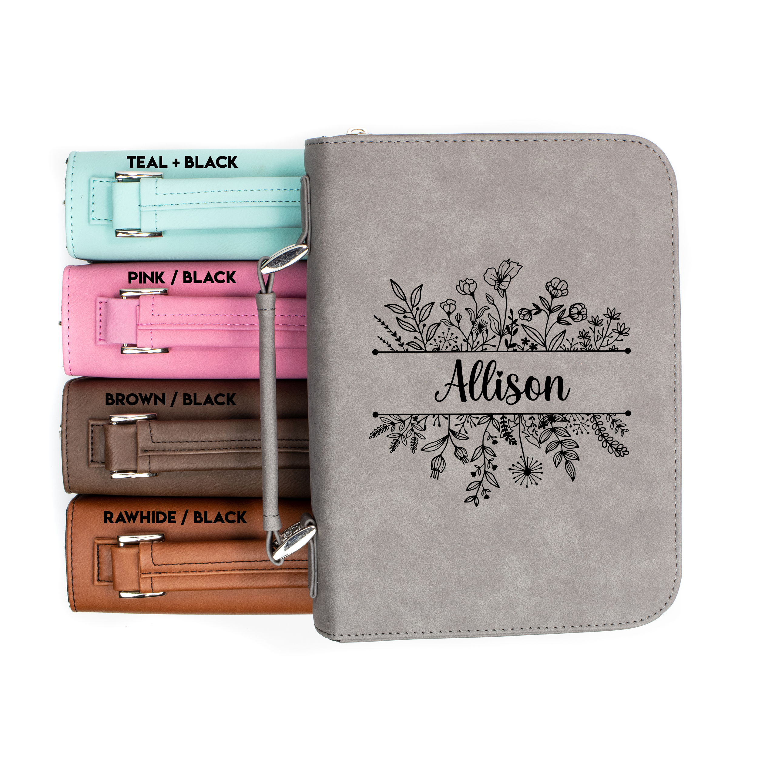 Personalized Wildflower Bible Book Cover
