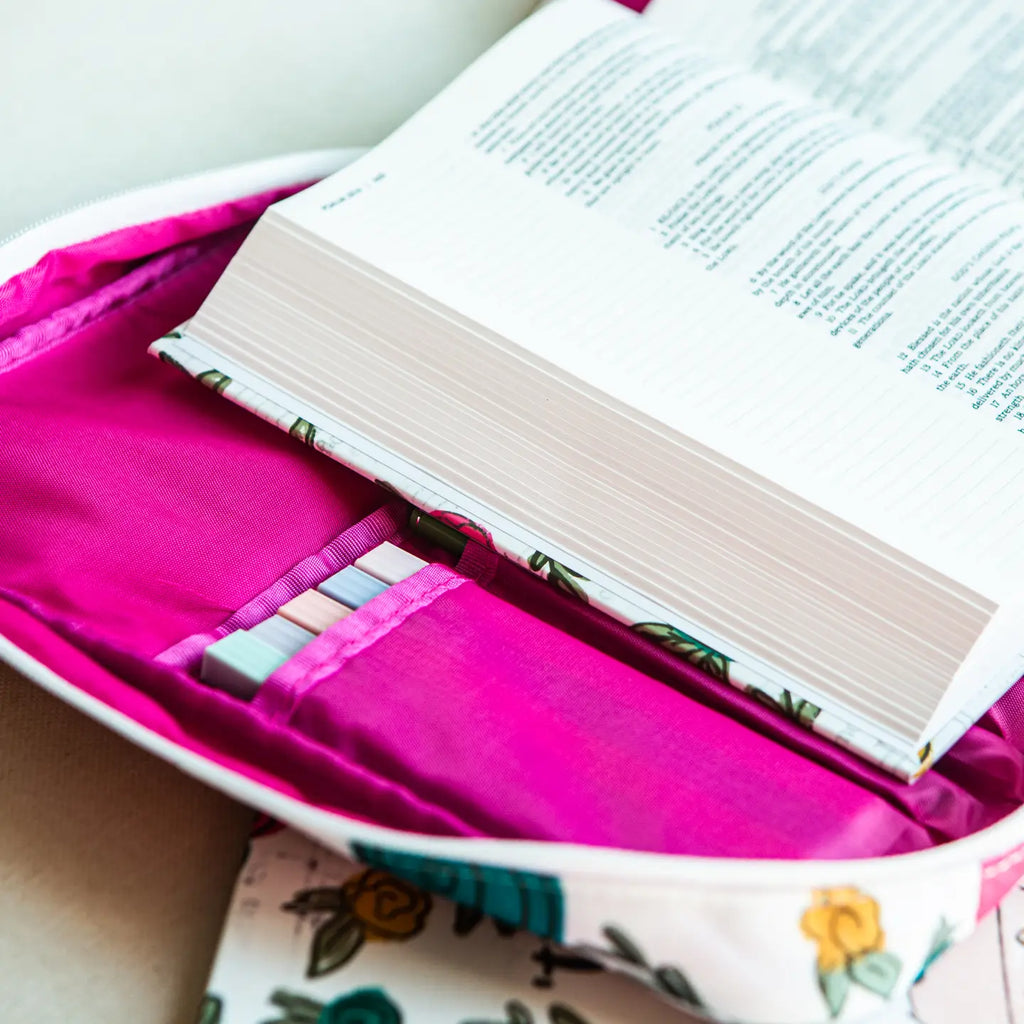 Church Floral Bible Cover – A Beautiful Gift for Her