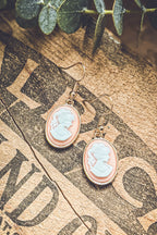 Cameo Silhouette Earrings – Vintage-Inspired Gift for Grandma
