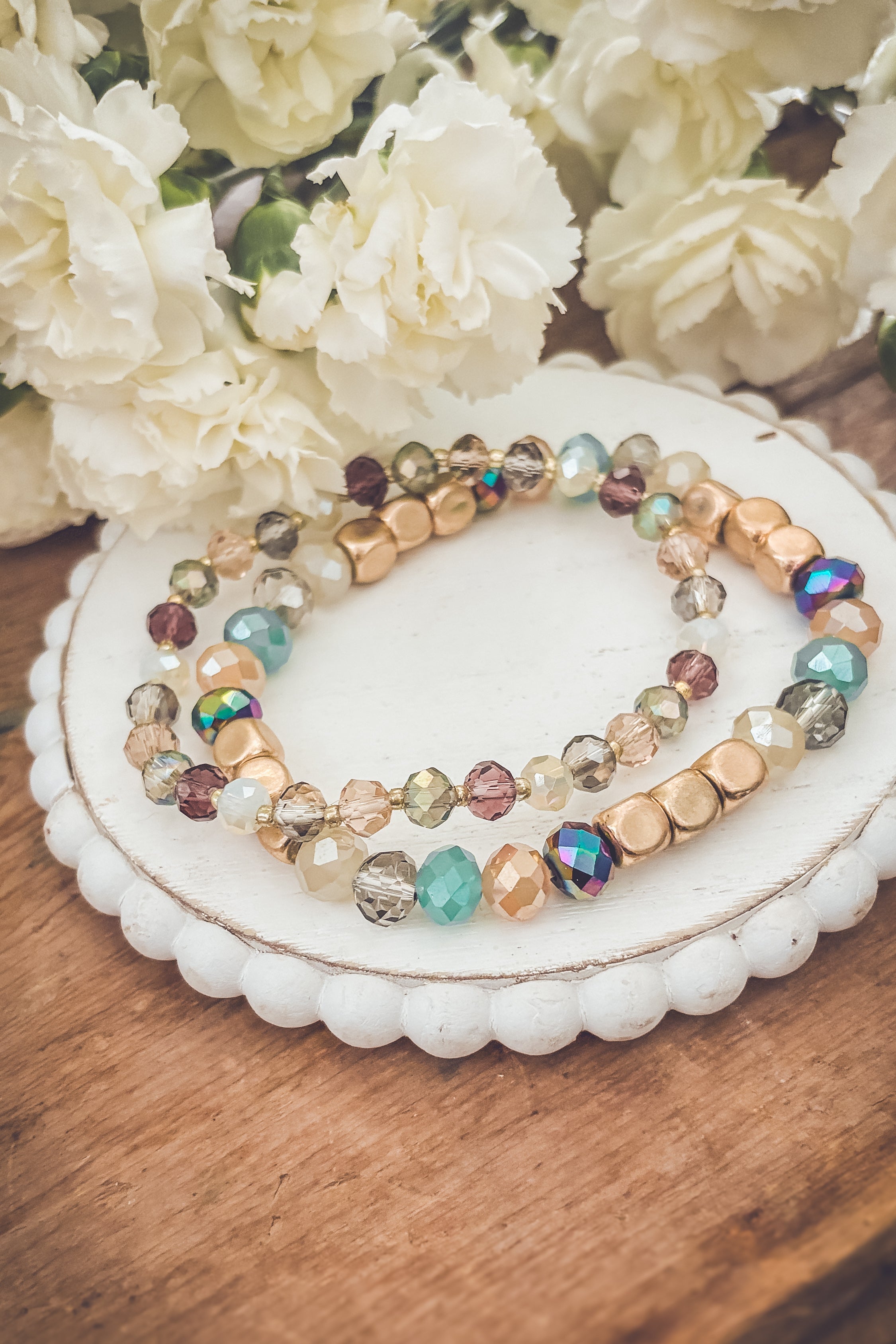 Beautiful Colorful Stacking Bracelet Set