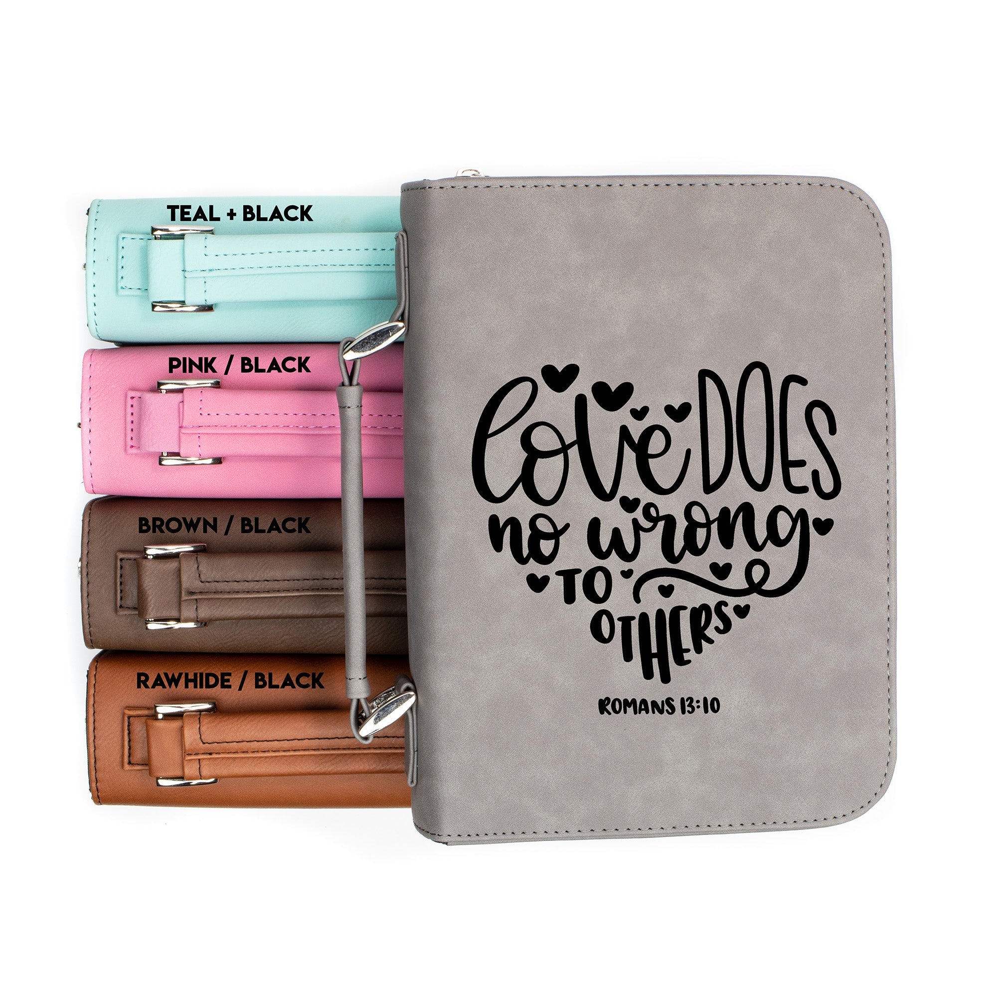 Love Does No Wrong To Others - Romans 13:10 - Bible Book Cover