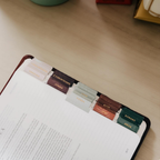 Jewel Tone Bible Tabs – Full Scripture Index Sticker Set for Grandma