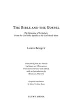 The Bible and the Gospel