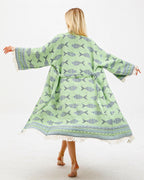 Fish Print Kimono – A Fun & Colorful Gift for Grandma