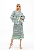 Fish Print Kimono – A Fun & Colorful Gift for Grandma