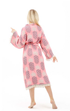 Pineapple Jacquard Kimono – A Fun & Tropical Gift for Grandma