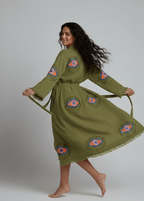 Evil Eye Hand Printed Kimono – A Bold & Beautiful Gift for Grandma