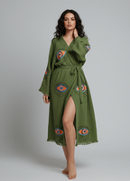 Evil Eye Hand Printed Kimono – A Bold & Beautiful Gift for Grandma