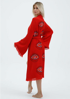 Evil Eye Hand Printed Kimono – A Bold & Beautiful Gift for Grandma
