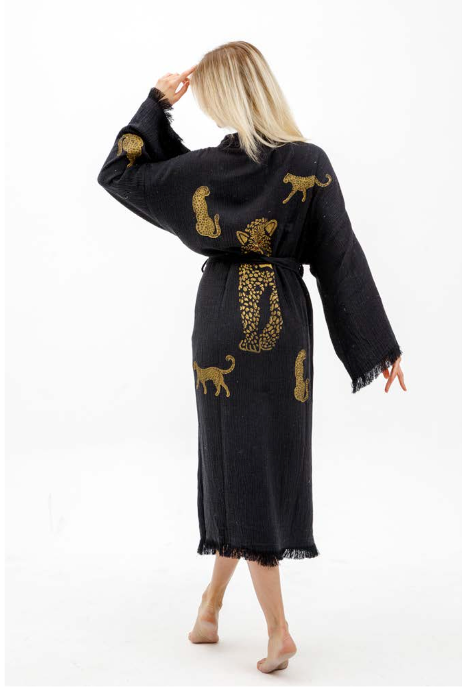 Tiger Hand Printed Kimono – A Bold & Beautiful Gift for Grandma
