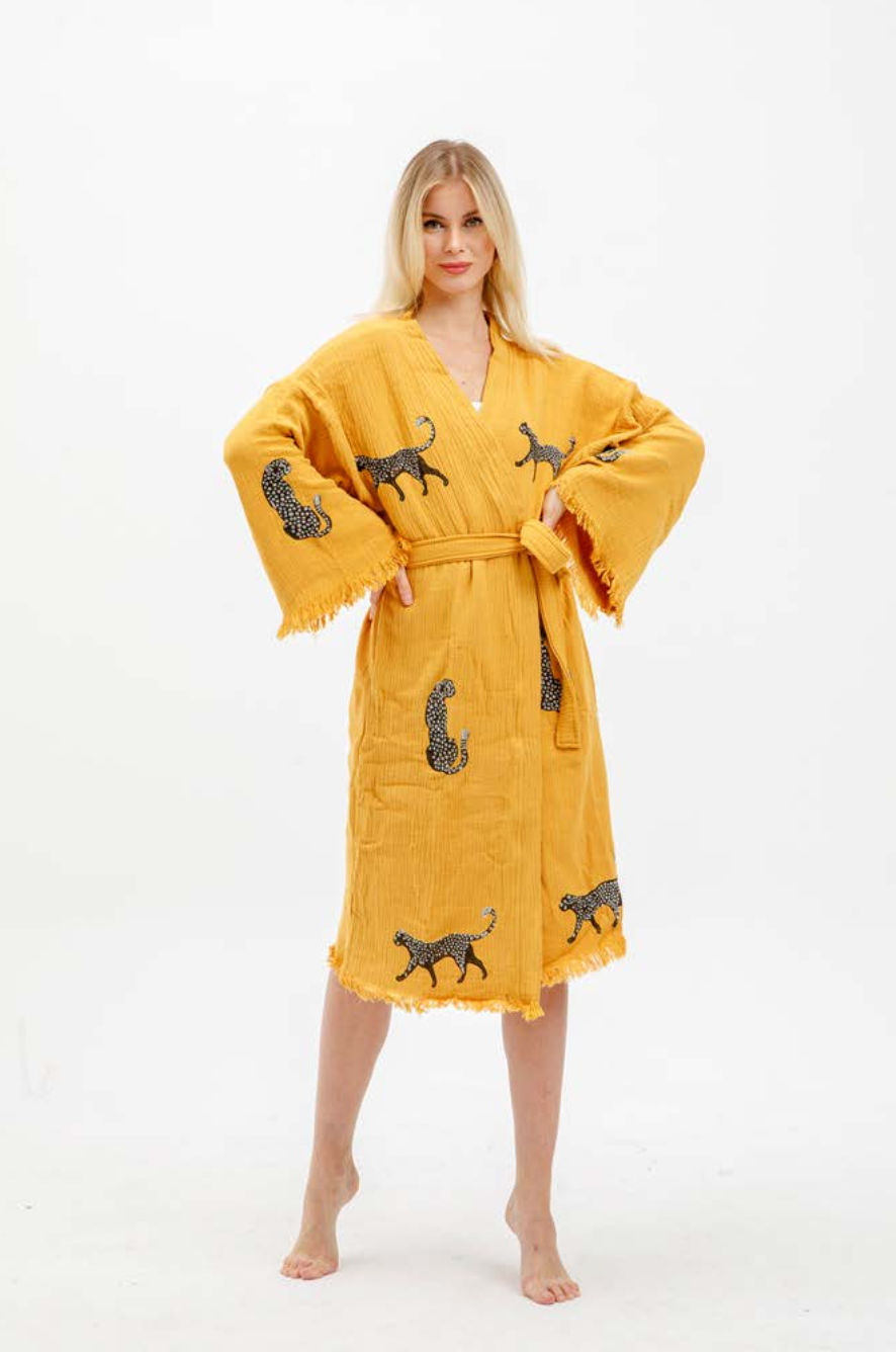 Tiger Hand Printed Kimono – A Bold & Beautiful Gift for Grandma