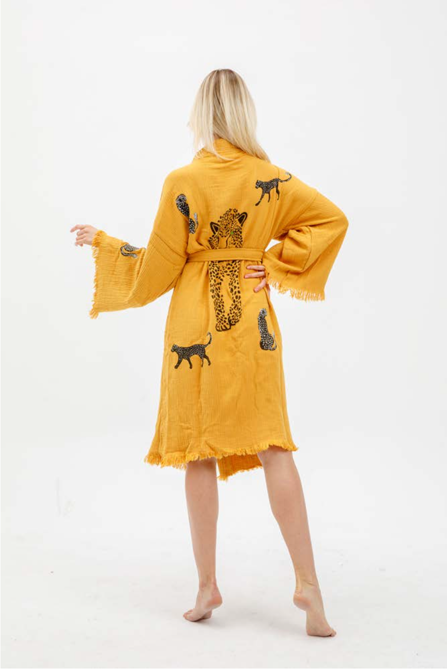Tiger Hand Printed Kimono – A Bold & Beautiful Gift for Grandma