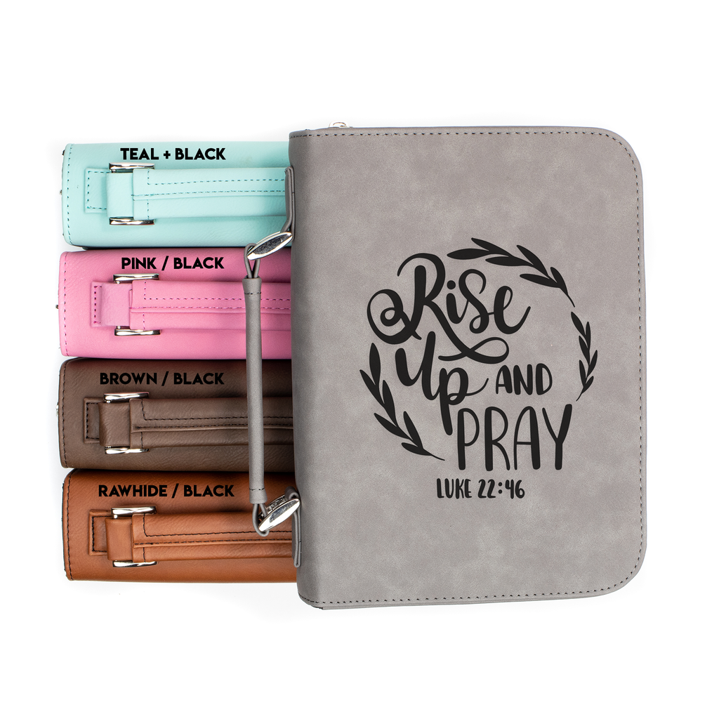 Rise Up And Pray Wreath - Luke 22:46 - Bible Book Cover